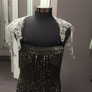 Alfred Angelo Lace illusion shoulders. Ivory large